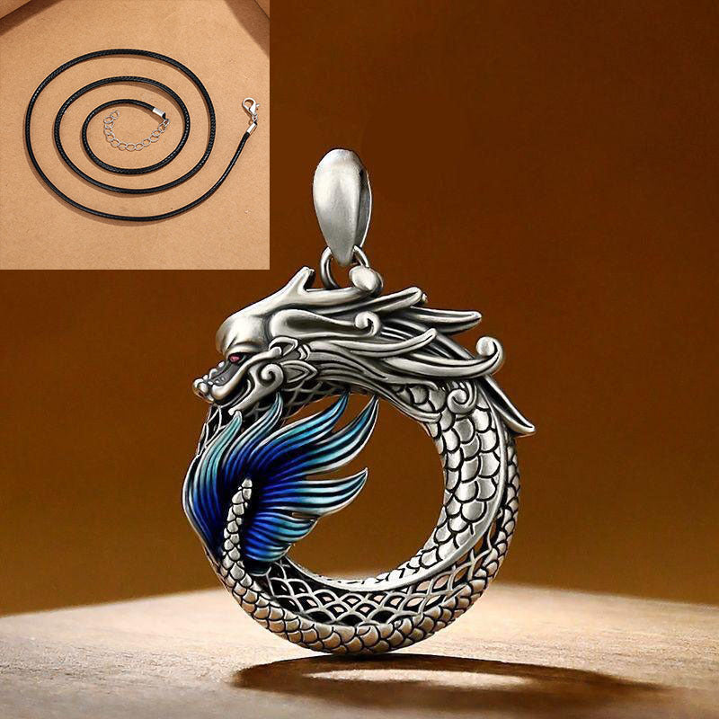 Auspicious Dragon Necklace – Power, Wisdom, and Good Fortune  | Zen Ara Grove