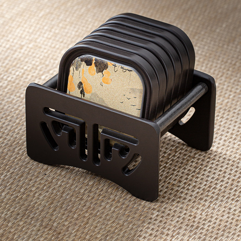 Oriental Zen Style Drink Coaster | Zen Ara Grove