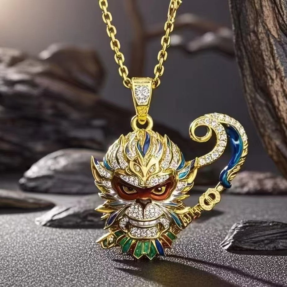 Wukong Pendant|Unchained Spirit, Boundless Sky | Zen Ara Grove