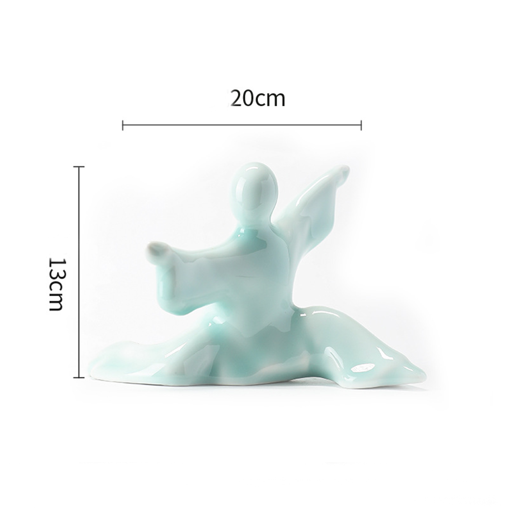 Kung Fu Tai Chi Master Ceramic Figurine | Zen Ara Grove