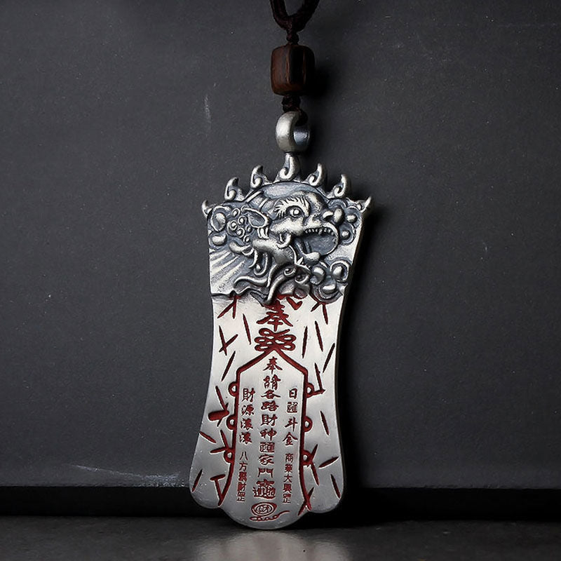 Yin-Yang Pixiu Necklace – Balance & Prosperity | Zen Ara Grove