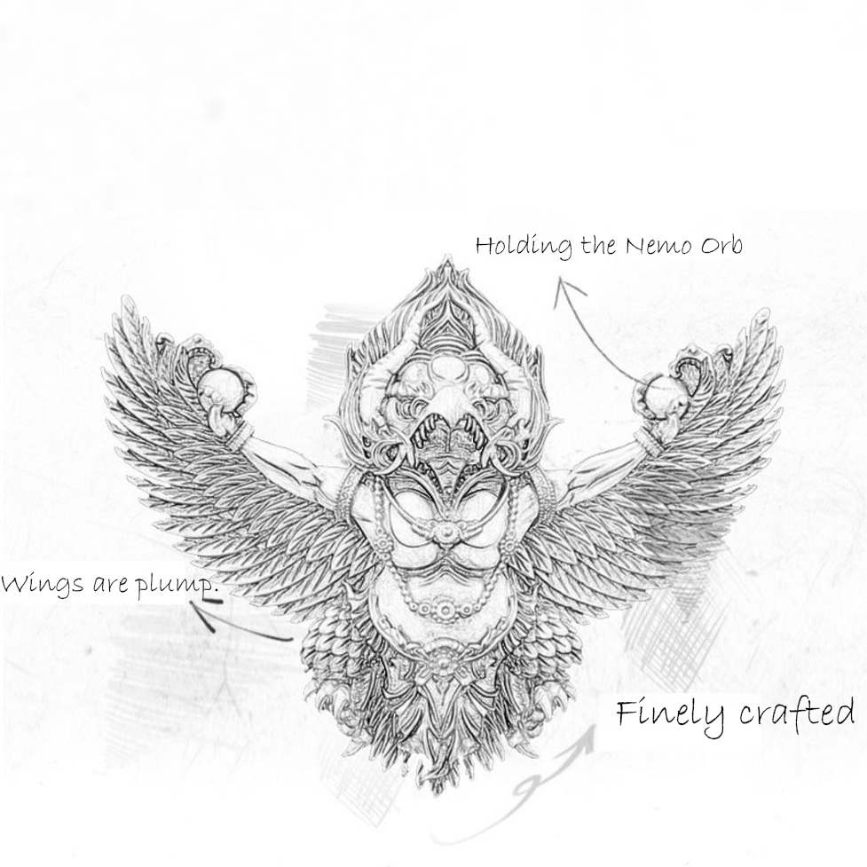 Celestial Roc Pendant – Dapeng Wings of Vision and Courage | Zen Ara Grove