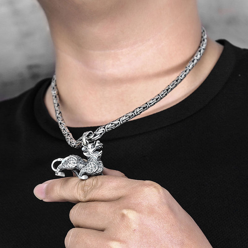 Rising Pixiu Necklace – Attract Fortune & Guard Energy | Zen Ara Grove