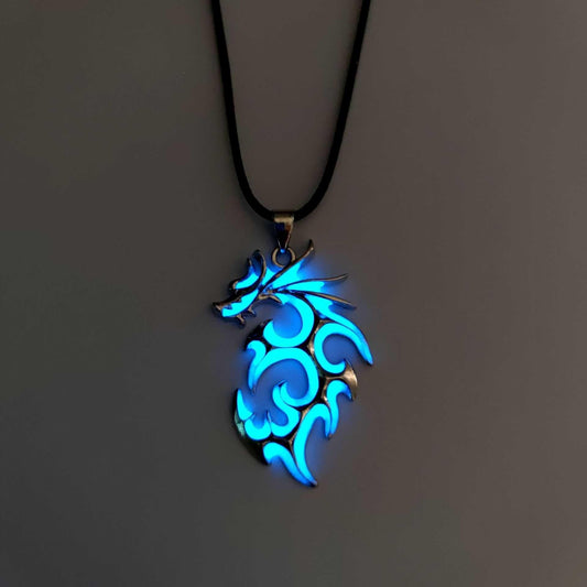 Night Glow Dragon Necklace – Strength and Courage | Zen Ara Grove