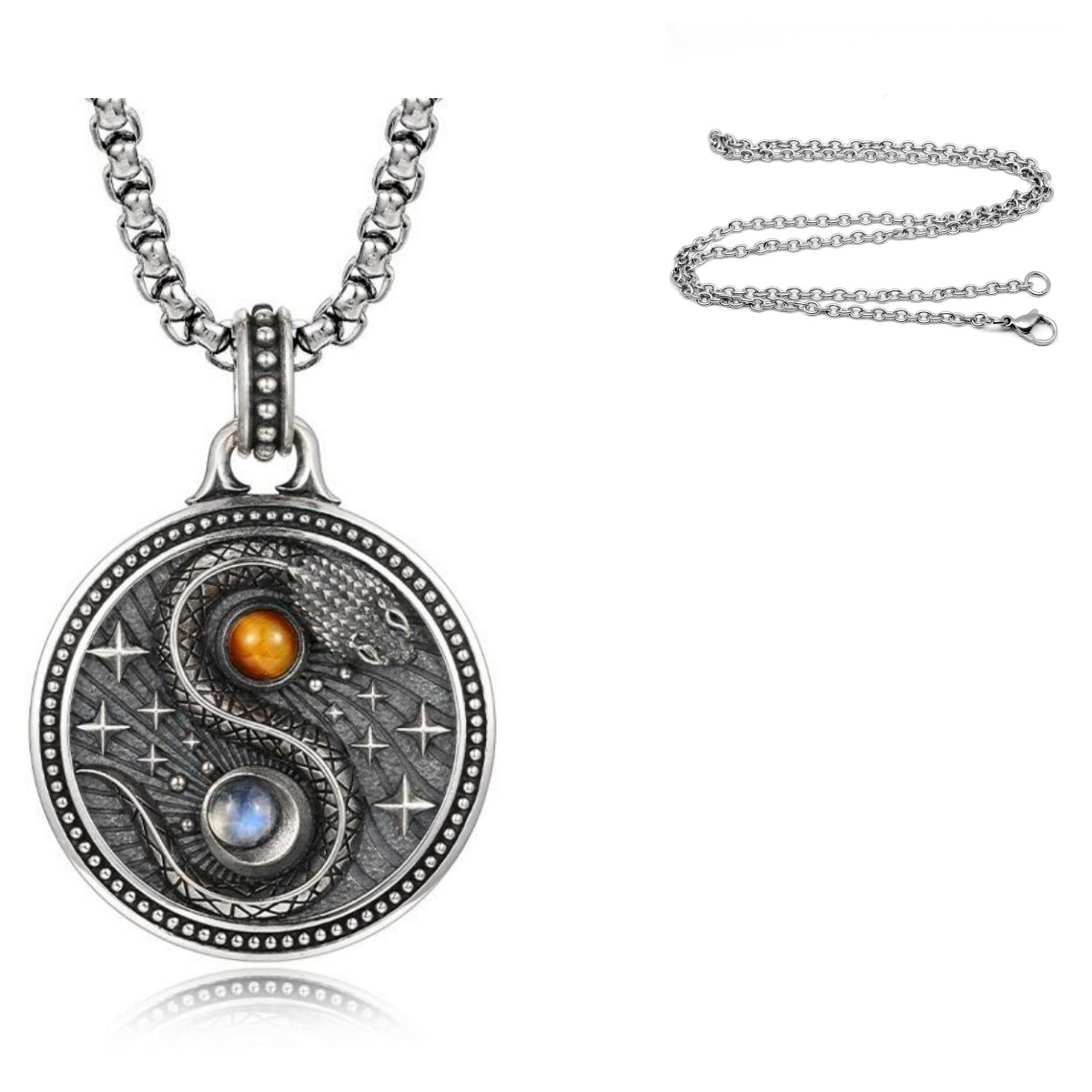 Zen-Inspired Retro Yin-Yang Necklace | Zen Ara Grove