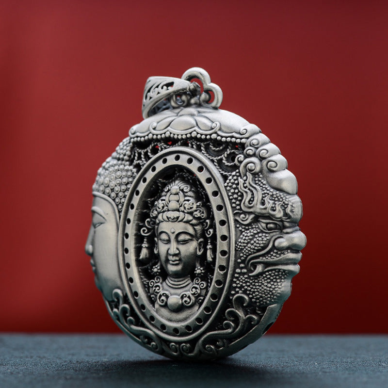 Duality Mind Pendant|One Thought: Buddha or Demon | Zen Ara Grove