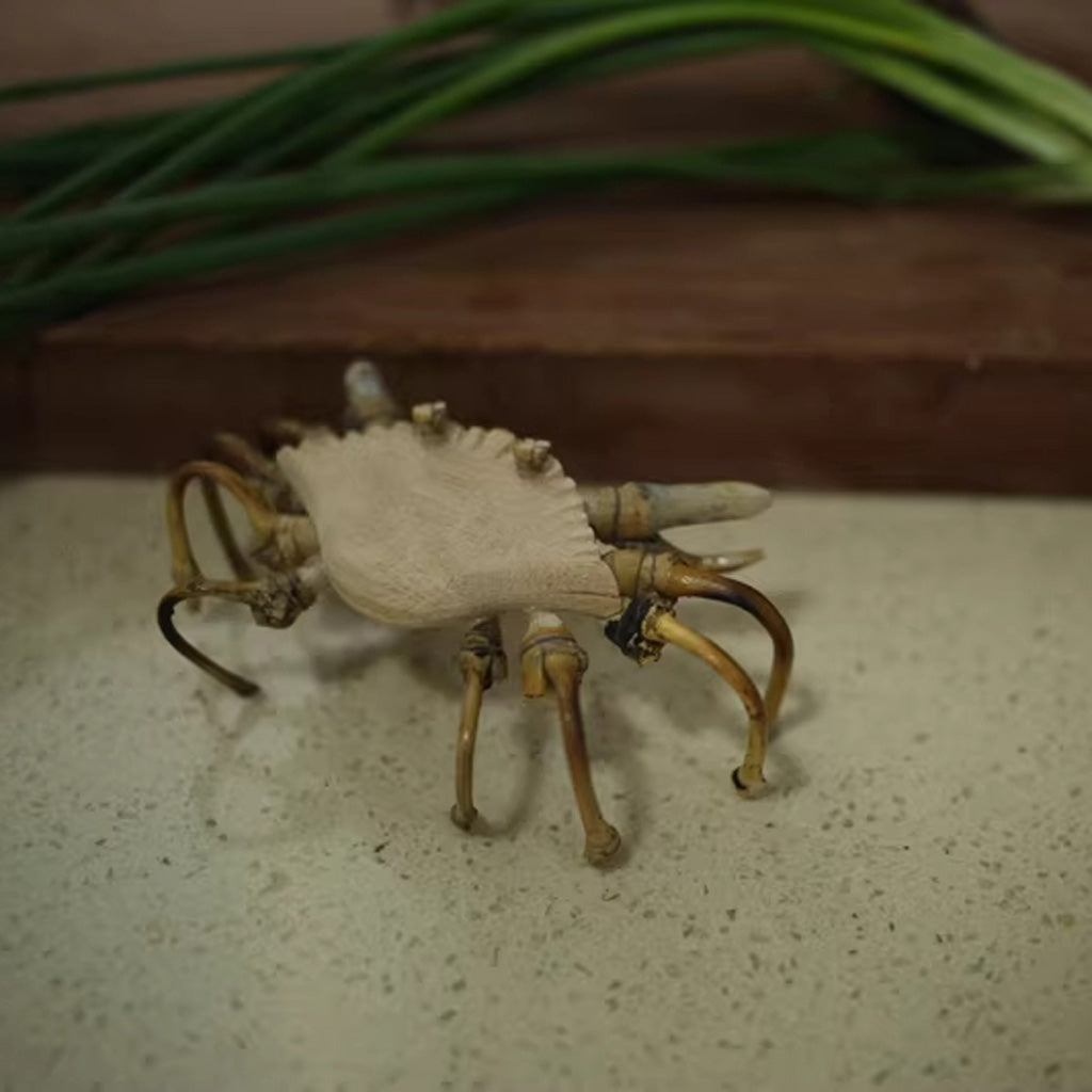 Handcrafted Bamboo Crab Sculpture – Eco-Friendly Symbol of Strength | Zen Ara Grove