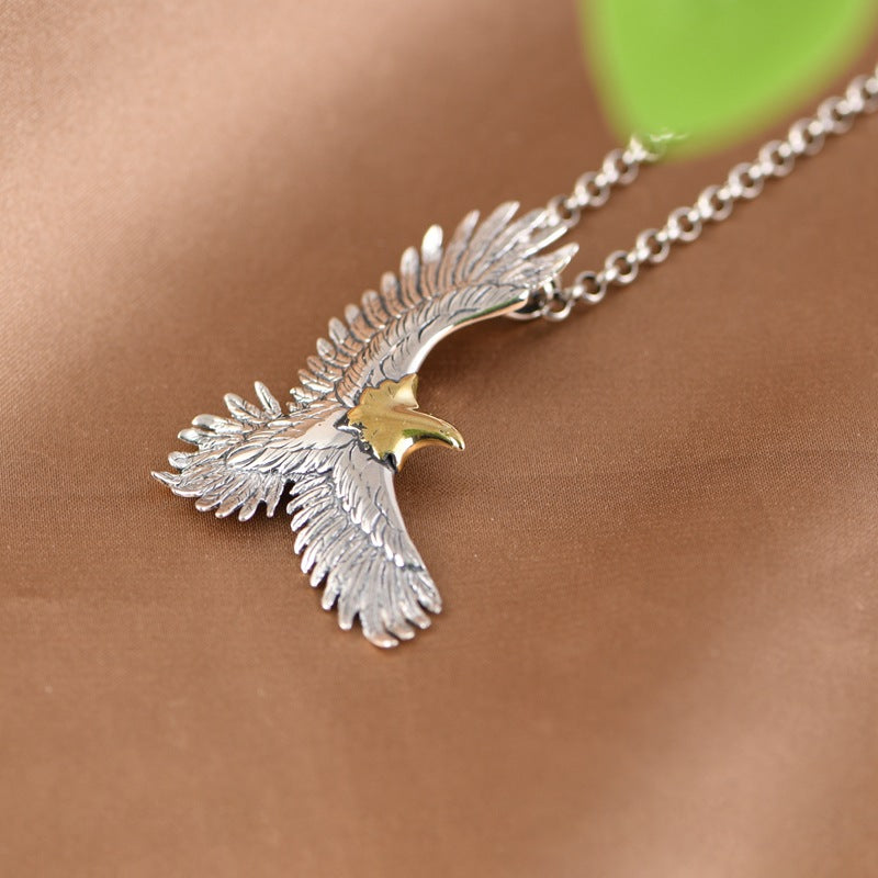 S925 Silver Eagle Pendant – Soaring Strength & Freedom | Zen Ara Grove