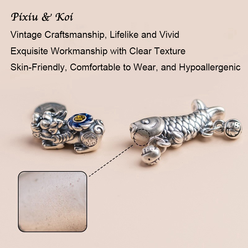 Pixiu & Five Emperor Coins Bracelet – Wealth & Protection | Zen Ara Grove