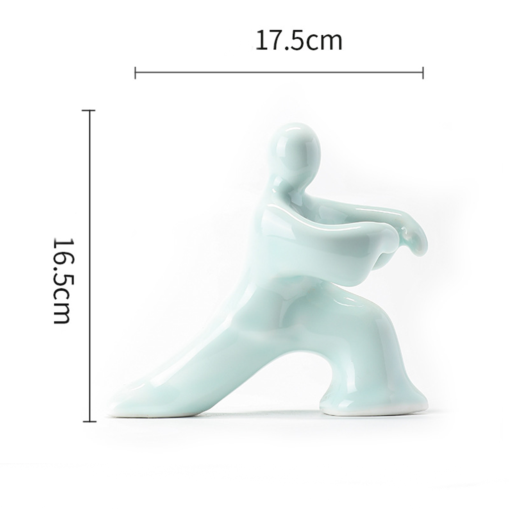 Kung Fu Tai Chi Master Ceramic Figurine | Zen Ara Grove