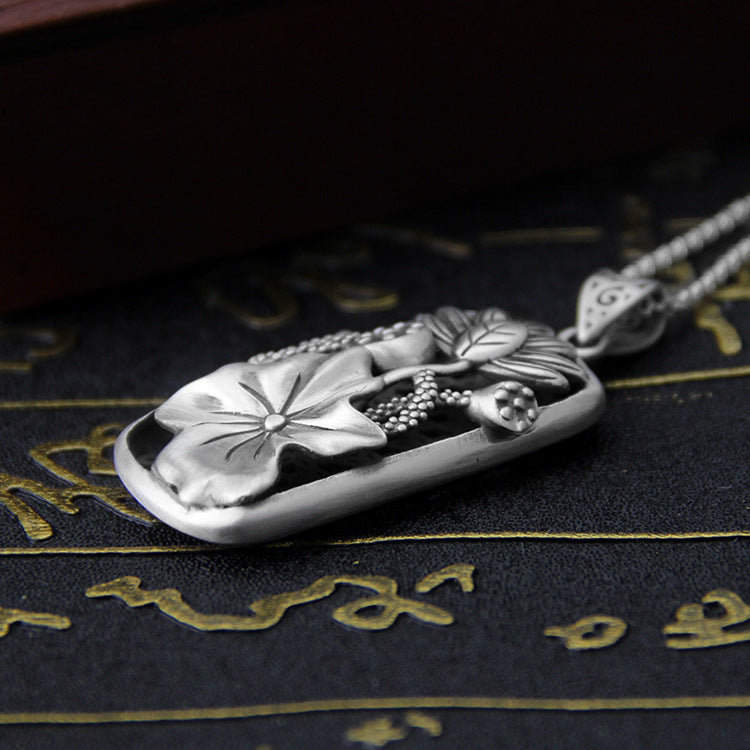 Hollow Lotus Pendant | Zen Ara Grove