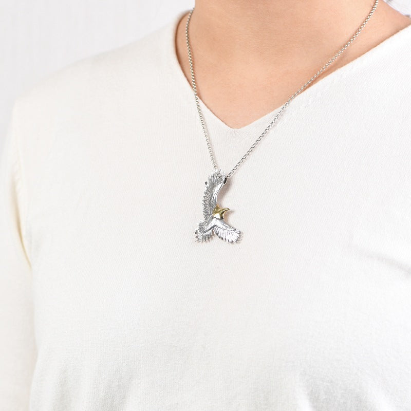 S925 Silver Eagle Pendant – Soaring Strength & Freedom | Zen Ara Grove