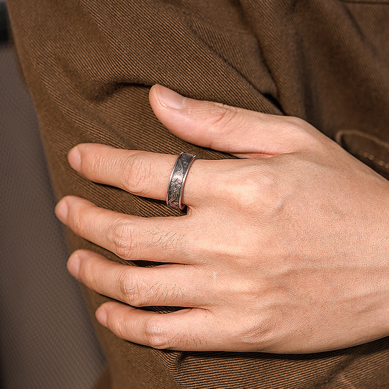 Mystic Kui Dragon Silver Ring – Embodying Heritage & Energy | Zen Ara Grove