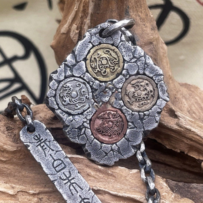 Yin Yang Ba Gua Pendant – Four Divine Guardians | Zen Ara Grove