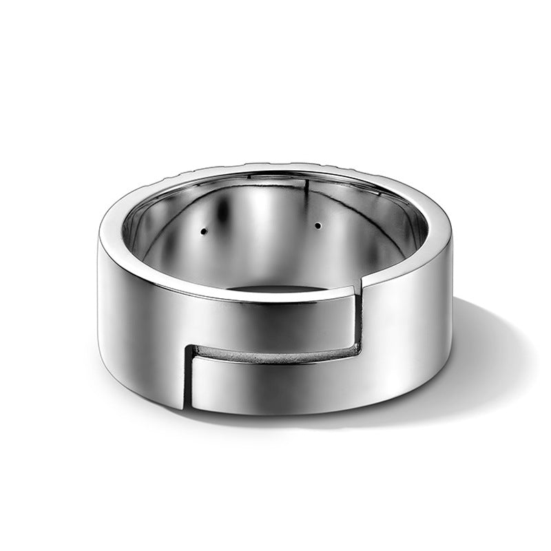 Fierce Gaze – Sterling Silver Tiger Ring with Diamond Eyes | Zen Ara Grove