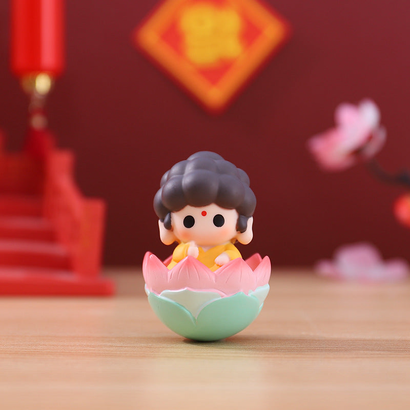 Little Buddha Roly-Poly Figurine | Zen Ara Grove