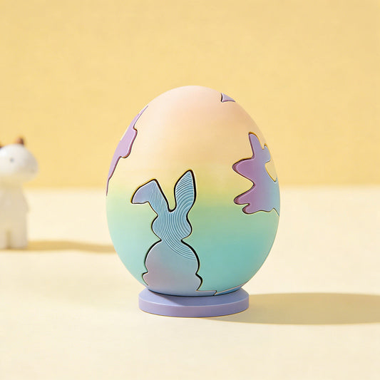 3D Printed Easter Egg Bunny Building Toy – Joy & Creativity | Zen Ara Grove