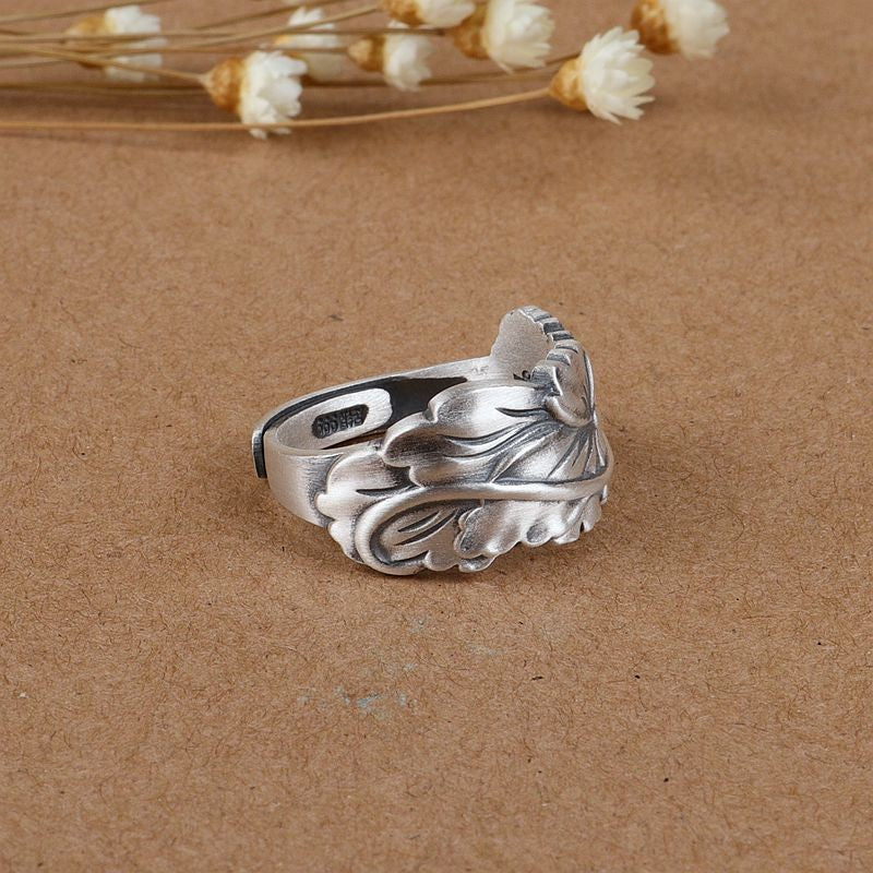 Minimal Lotus Ring – A Bloom for Mindful Souls | Zen Ara Grove