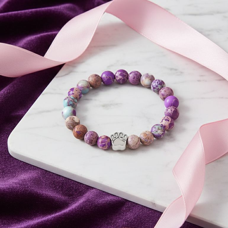 Maine Cat Imperial Stone Energy Bracelet | Zen Ara Grove