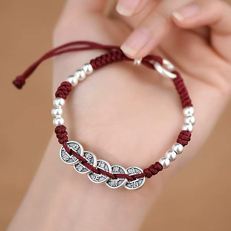 Imperial Coin Amulet Bracelet – Guardian of Fortune | Zen Ara Grove