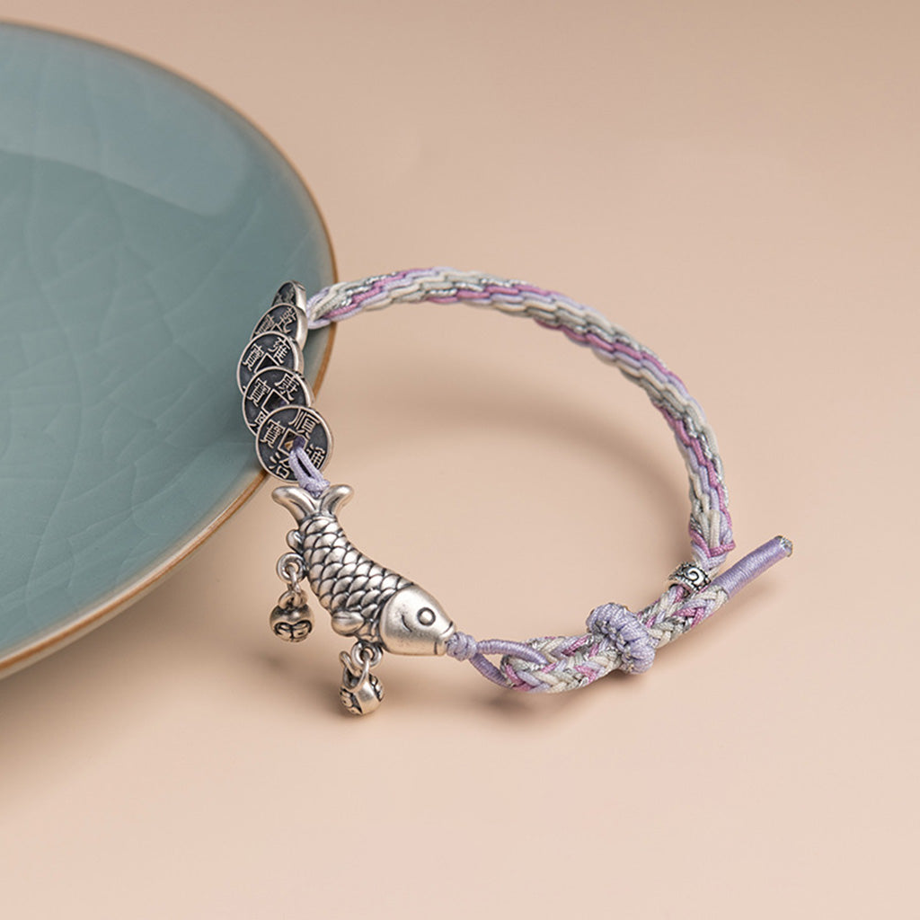 Pixiu & Five Emperor Coins Bracelet – Wealth & Protection | Zen Ara Grove