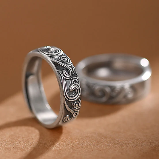 Simple Zen-Inspired Cloud Ring | Zen Ara Grove