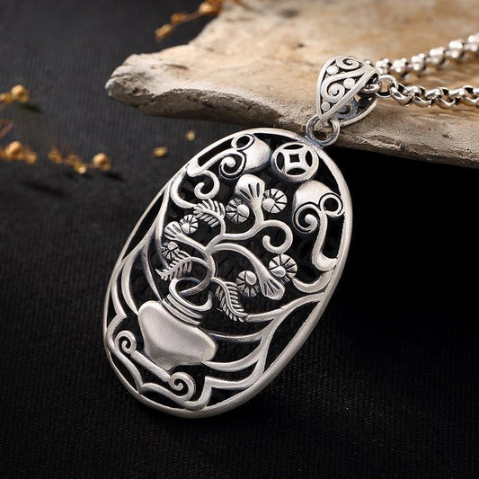 Meditative Plant Pendant – Simple Grace, Deep Calm | Zen Ara Grove