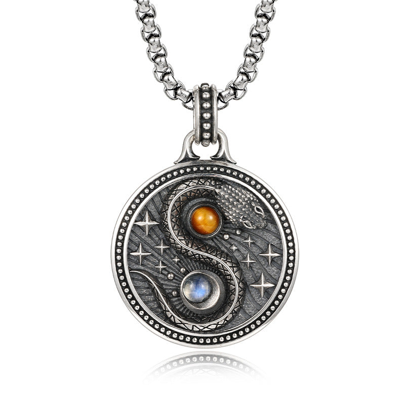 Zen-Inspired Retro Yin-Yang Necklace | Zen Ara Grove