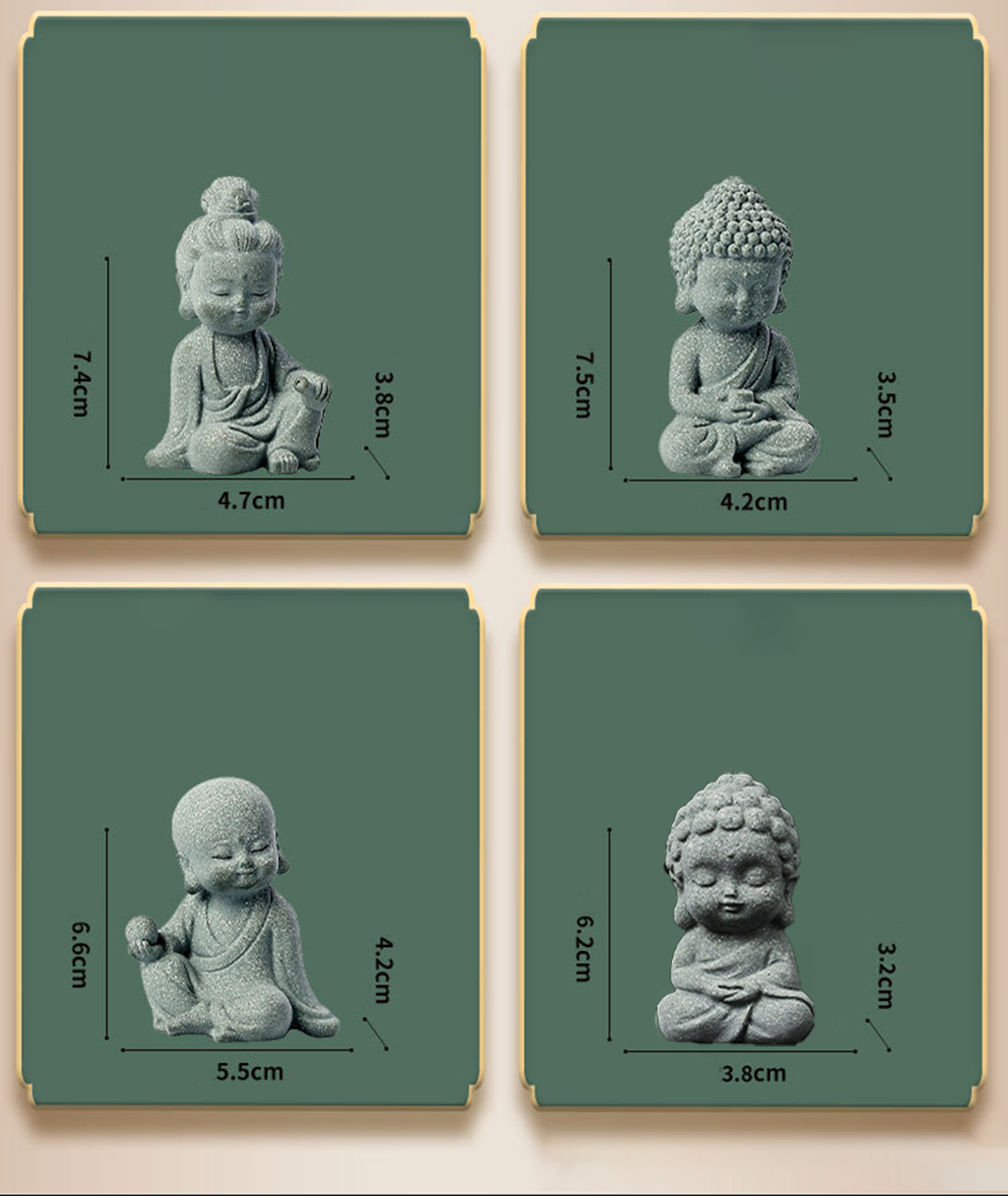 Mini Buddha Statue – Symbol of Inner Peace and Pure Heart | Zen Ara Grove