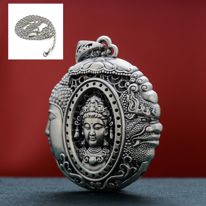 Duality Mind Pendant|One Thought: Buddha or Demon | Zen Ara Grove