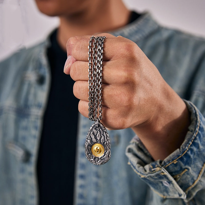 Yin Yang Fire Necklace – Balance of Energy & Inner Strength | Zen Ara Grove