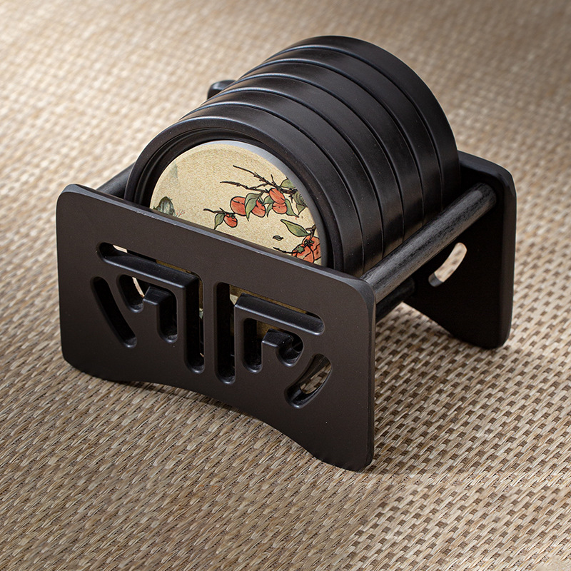Oriental Zen Style Drink Coaster | Zen Ara Grove