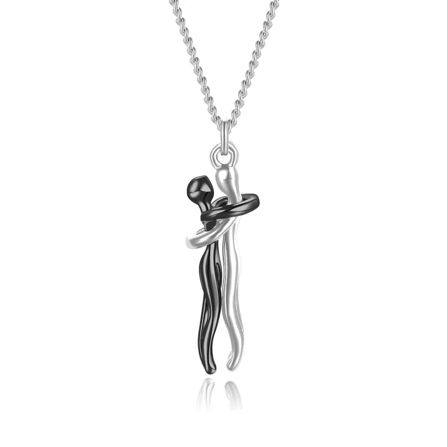 Two Souls, One Peace – Minimalist Hug Necklace | Zen Ara Grove