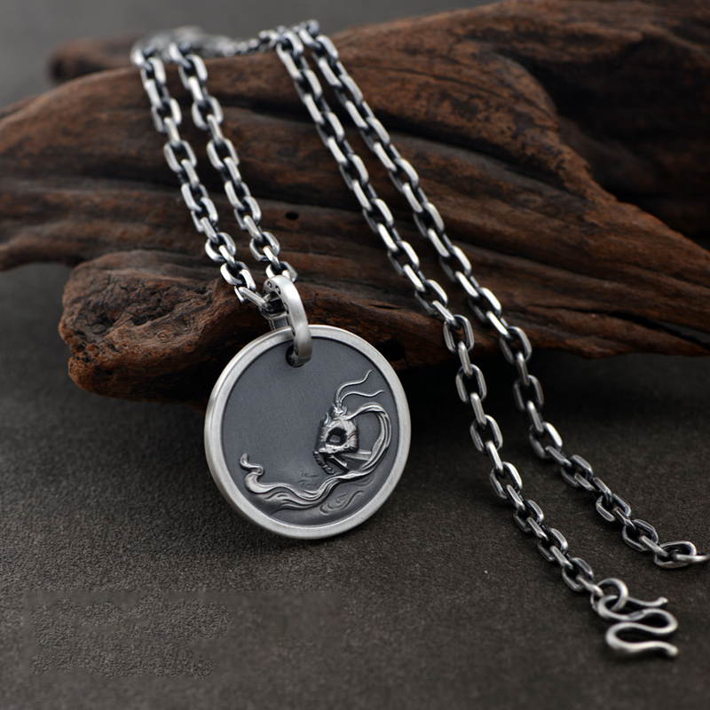 999 Silver  Monkey King Pendant – The Rebel Who Defies Heaven | Zen Ara Grove