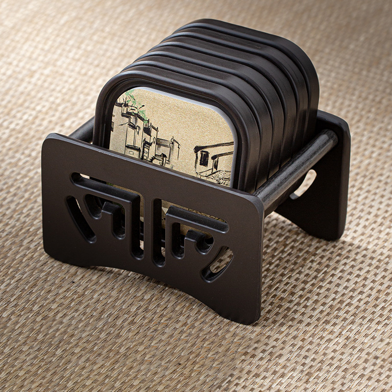 Oriental Zen Style Drink Coaster | Zen Ara Grove