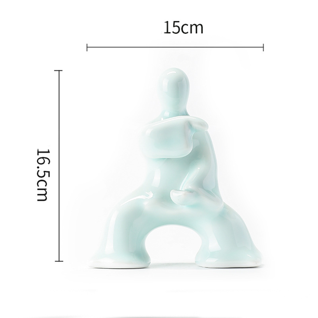 Kung Fu Tai Chi Master Ceramic Figurine | Zen Ara Grove