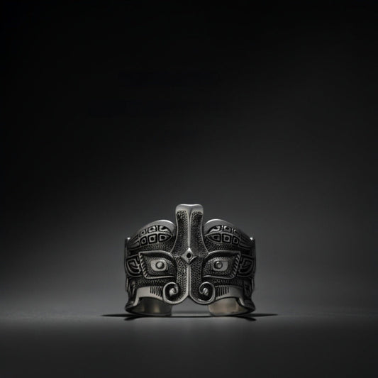 Taotie Beast Ring – Ancient Guardian of Strength | Zen Ara Grove