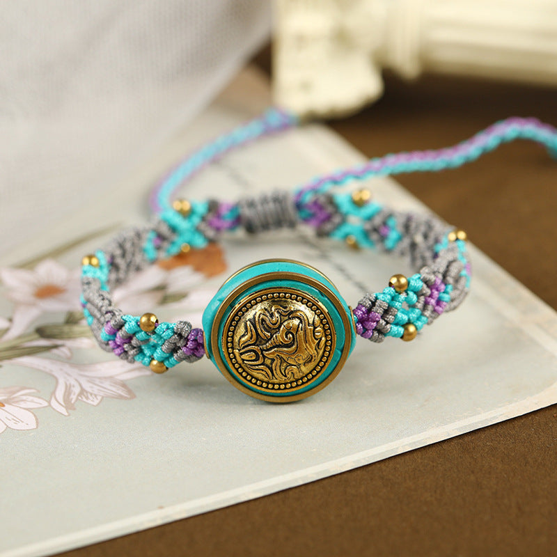 Handwoven Blessing Bracelet – Inspired by Desert Silk Road | Zen Ara Grove