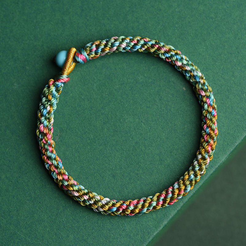 Simple Zen Handcrafted Woven Cord Bracelet – Calm & Balance | Zen Ara Grove