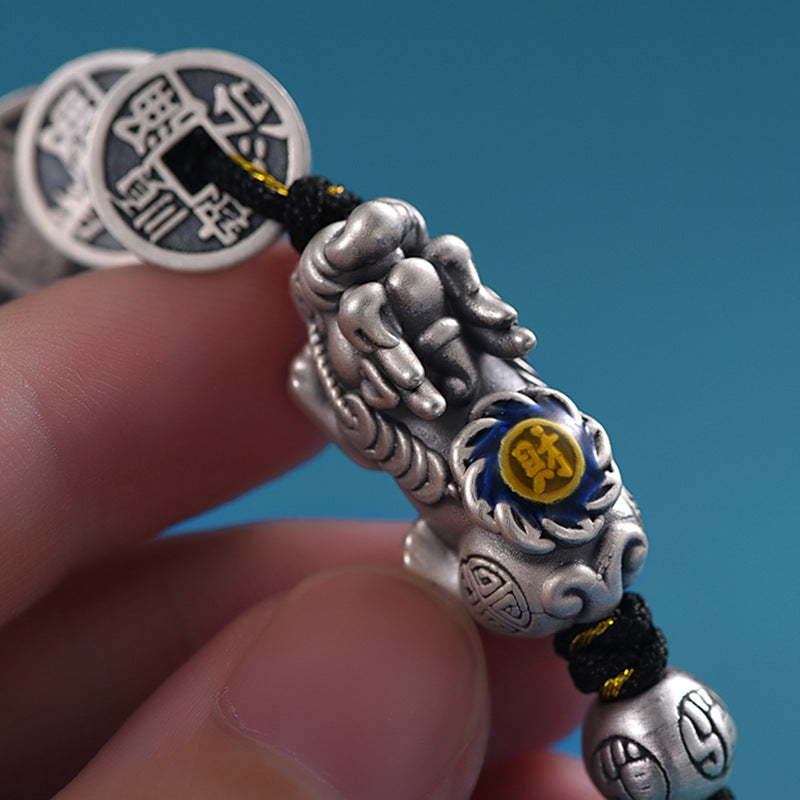 Imperial Pi Xiu Bracelet - Five-Emperor Coin Wealth Guardian