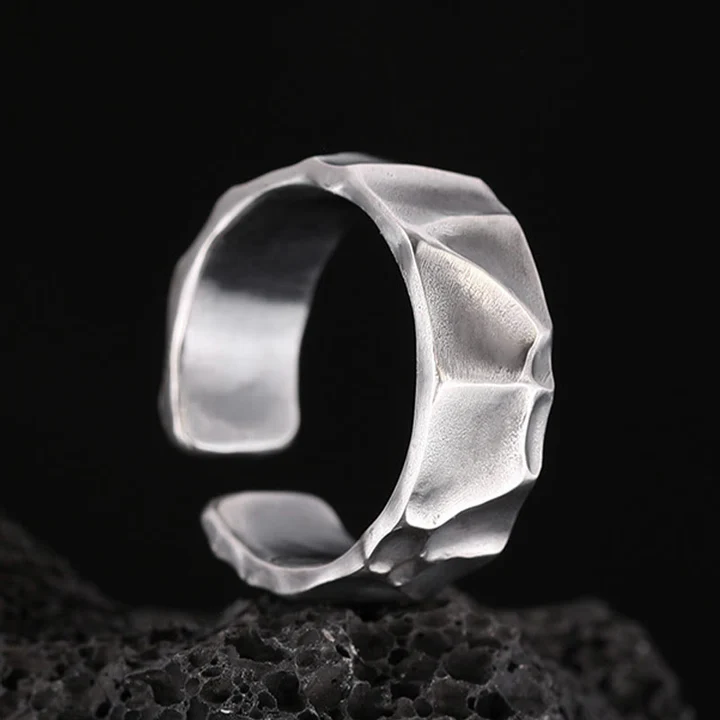 Faceted Light Ring – 999 Silver Artisan Craft | Zen Ara Grove
