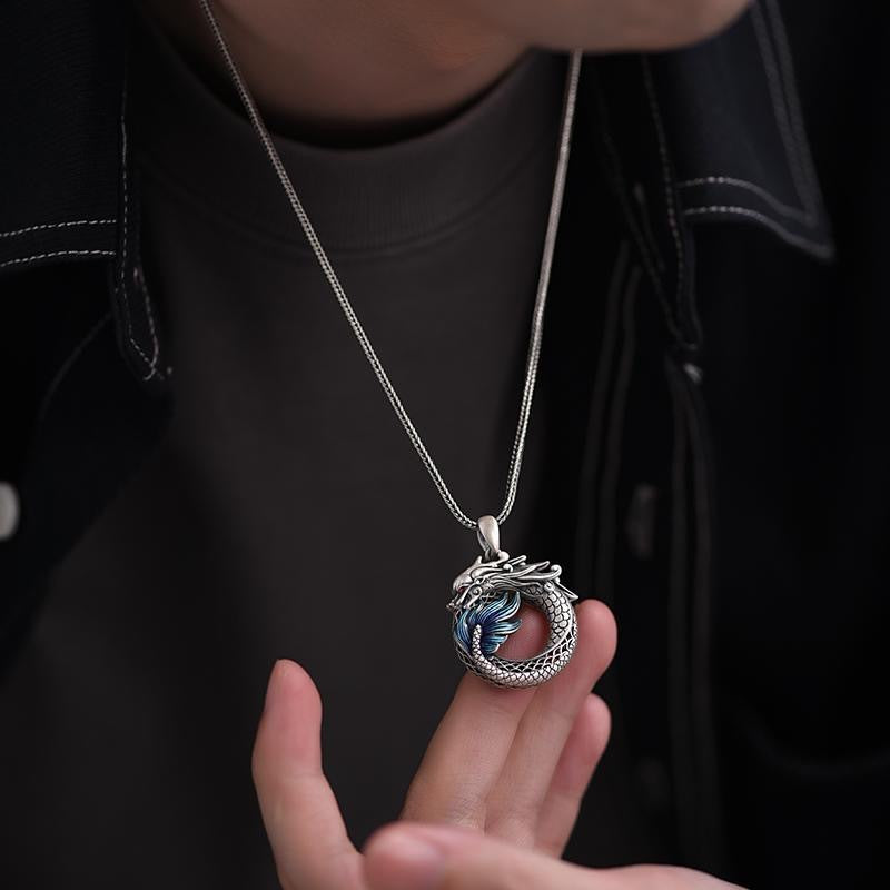 Auspicious Dragon Necklace – Power, Wisdom, and Good Fortune  | Zen Ara Grove