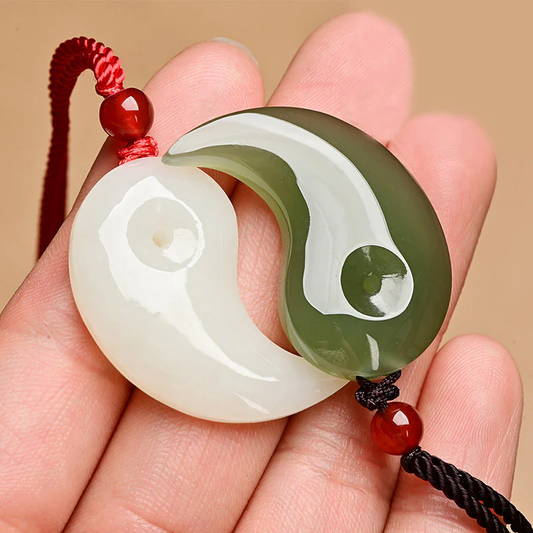 Jade Yin Yang Couple Pendant – Love & Balance | Zen Ara Grove
