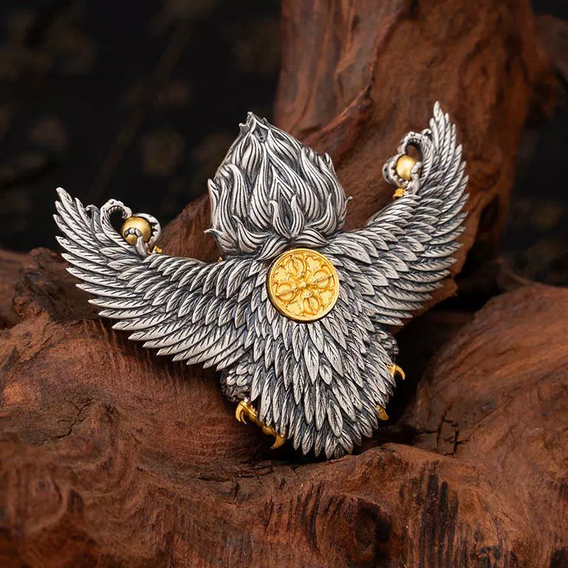 Celestial Roc Pendant – Dapeng Wings of Vision and Courage | Zen Ara Grove