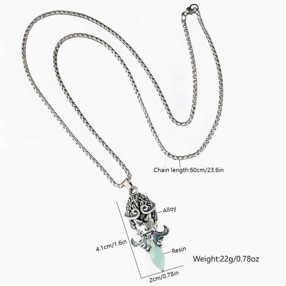 Glow-in-the-Dark Monkey King Pendant | Zen Ara Grove