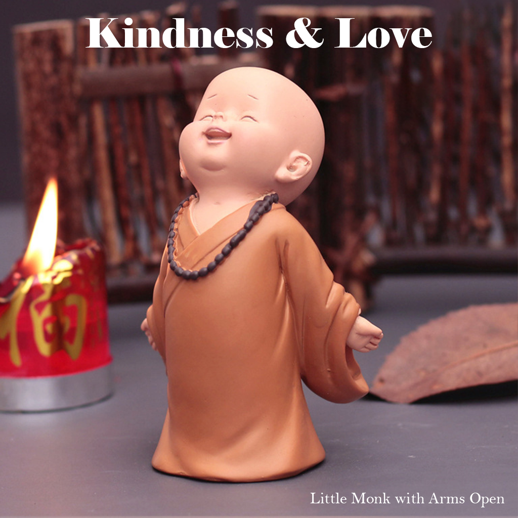 Cute Zen Monk Figurines| Zen Ara Grove