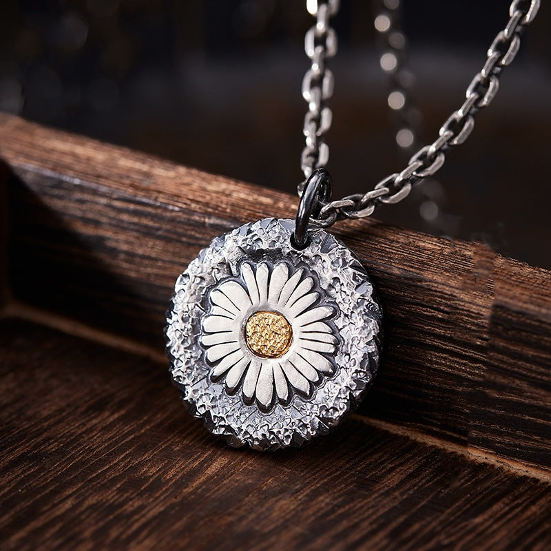 Vintage Daisy Blossom Pendant | Zen Ara Grove