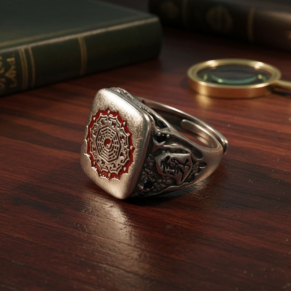 Dao Balance Ring|Yin-Yang Harmony & Five-Thunder Protection | Zen Ara Grove