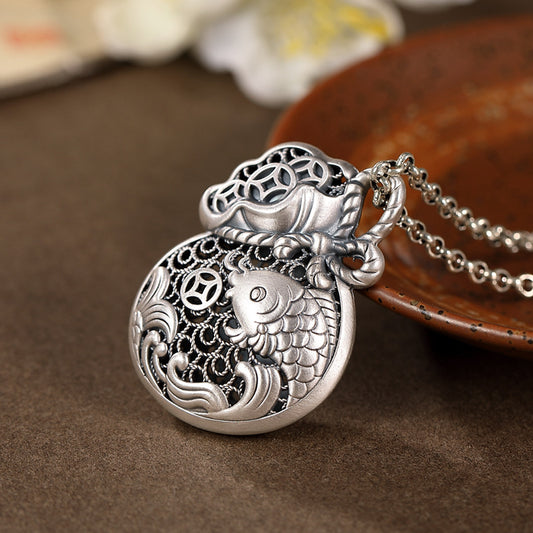 Lucky Koi Amulet Pendant – Fortune in Flow | Zen Ara Grove