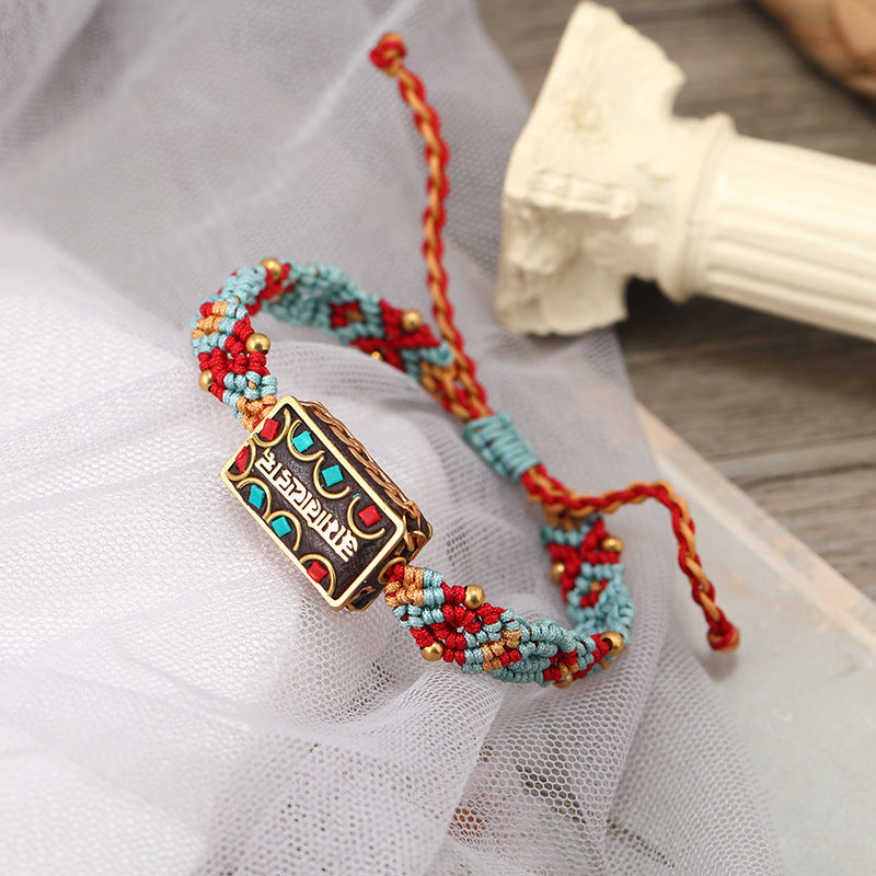 Handwoven Blessing Bracelet – Inspired by Desert Silk Road | Zen Ara Grove